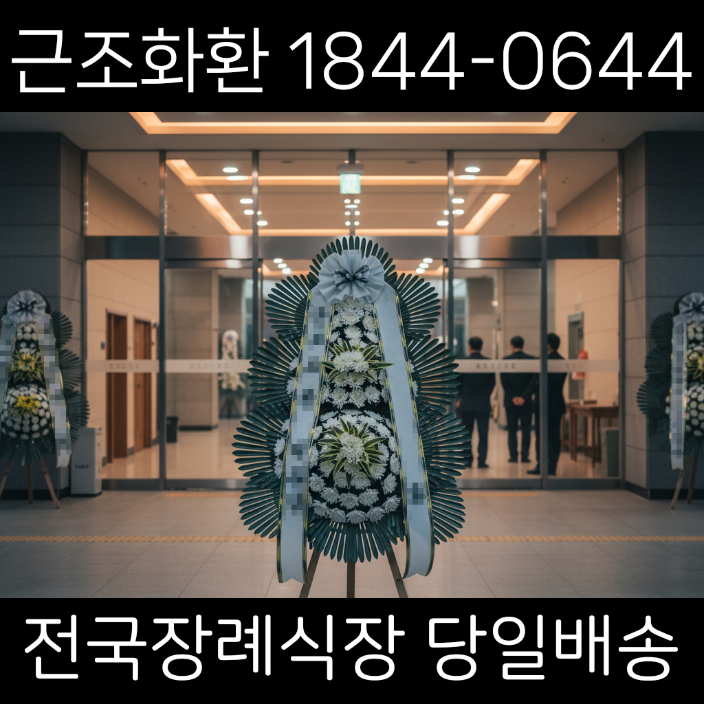 근조화환 리본 문구 추천 및 헷갈리기 쉬운 장례식장 조문 예절 안내